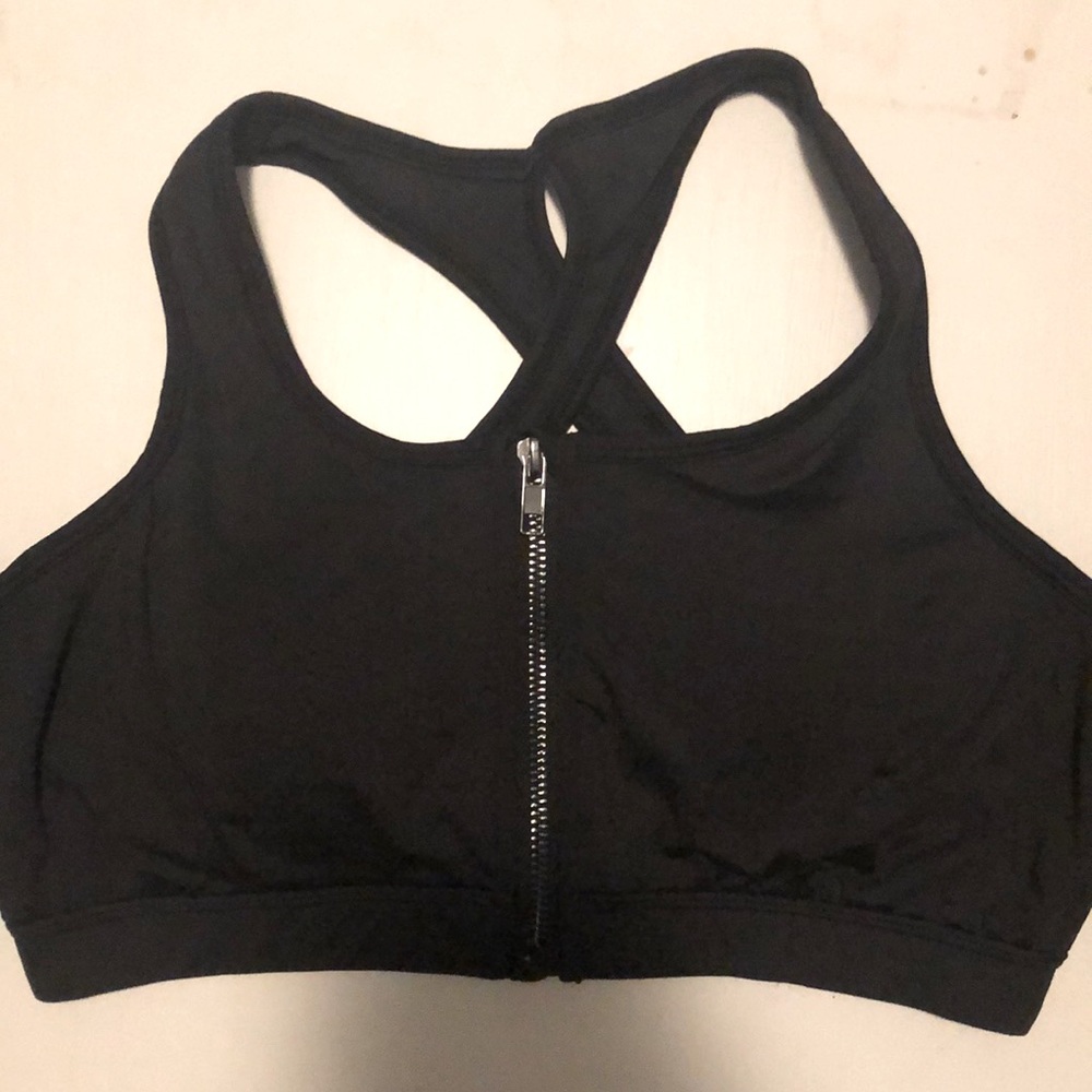 KIAVAclothing Medium/High Impact zipper bra